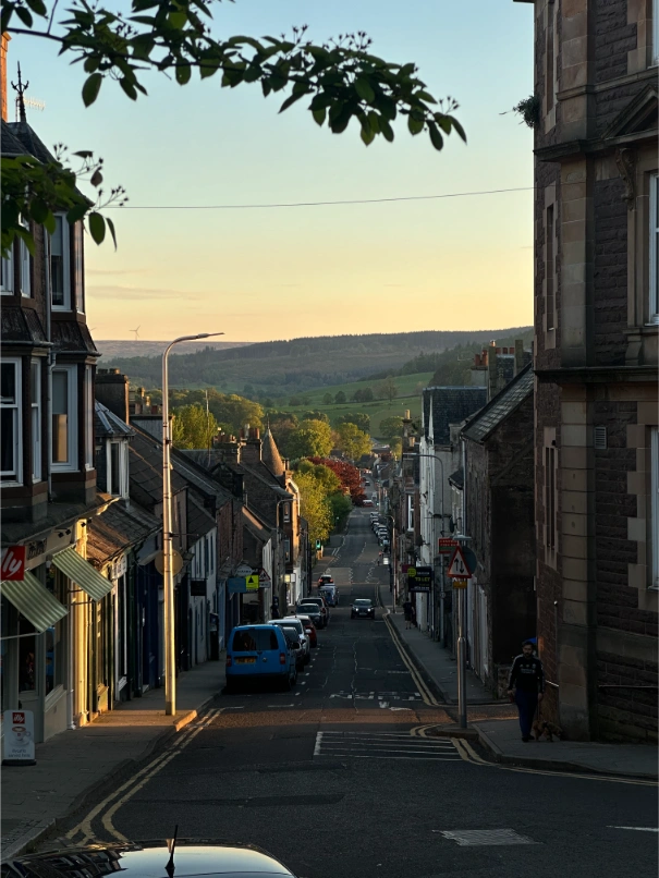 Rural Britain town